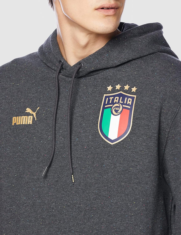 PUMA Herren Tops Italien ftblCulture Hoodie Herren S Grau, S Grau