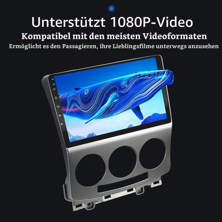 LEXXSON Carplay Radio Android Radio für Mazda 5 2005-2010 mit 9 Zoll kapazitivem Touchscreen SWC GPS