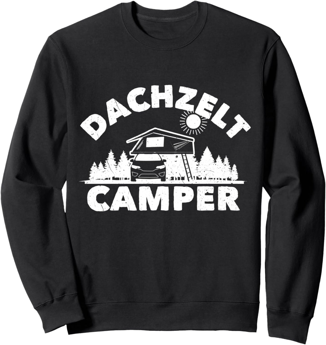 Dachzelt Camper | Geschenkidee für Camping | Dachzelten Sweatshirt