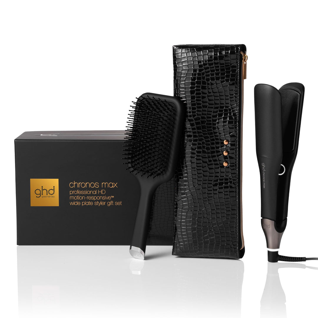 ghd chronos max Breites Glätteisen: Ideal für dickes, langes & lockiges Haar, smarter Styler, 85% gr