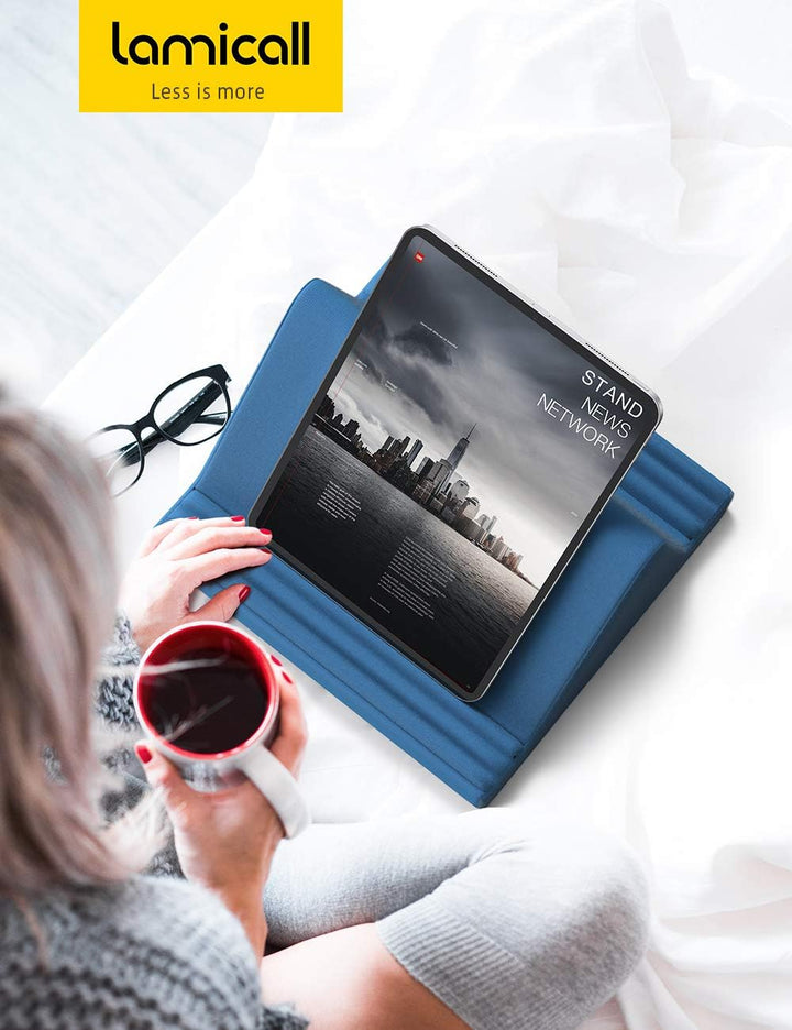 Lamicall Tablet Halter Kissen, Tablet Ständer - Kissenhalter Halterung Bett Sofa für New 2022 iPad P