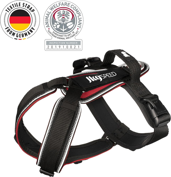 JK9 Speed Hundegeschirr, Grösse: S, Rot Rot S, Rot S
