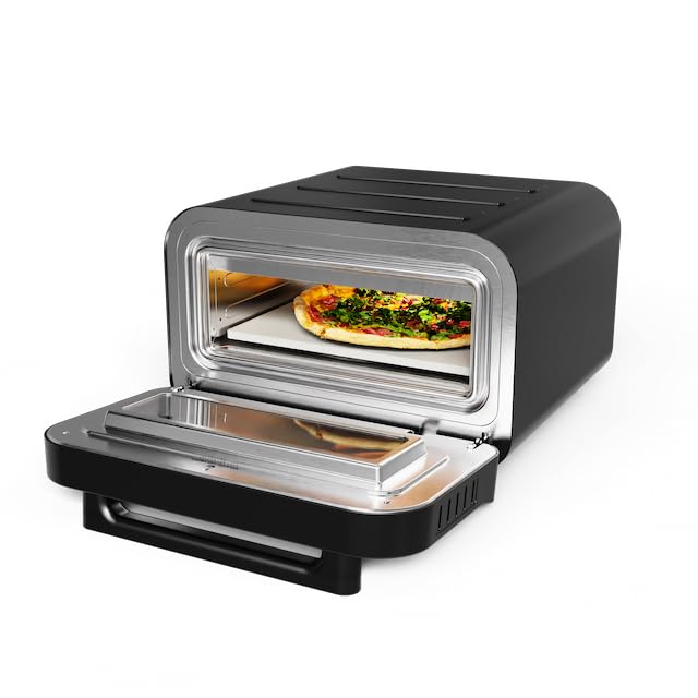Pizzaofen mit Pizzaschaufel, Touch Display, bis 450°C