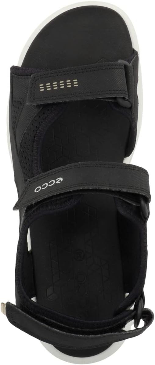 ECCO Jungen Biom Raft Flat Sandal, Schwarz