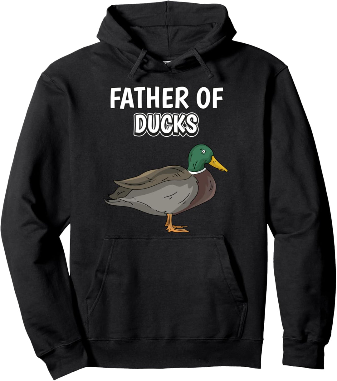 Herren Jungen Father Of Ducks Papa Vatertag Ente Pullover Hoodie