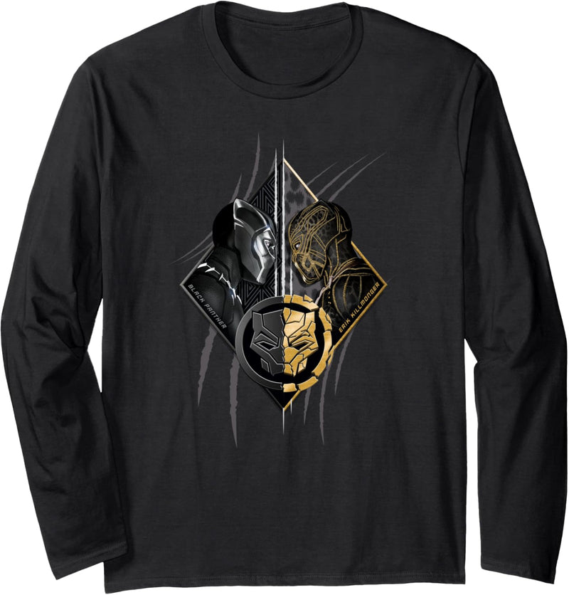 Marvel Black Panther vs Killmonger Langarmshirt