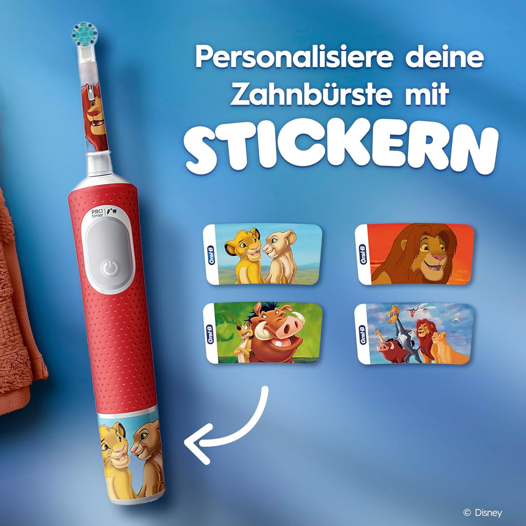 Oral-B Pro Kids König der Löwen Elektrische Zahnbürste/Electric Toothbrush für Kinder ab 3 Jahren, i