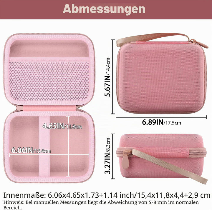 Khanka Hülle für Nelko Fotodrucker PP01 Farbe Tragbarer Mini Fotodrucker, Tragetasche mit Netzfach f