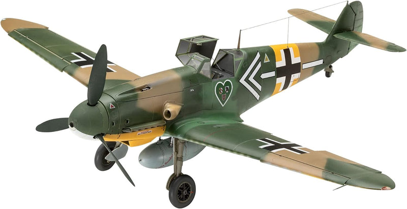 Revell 03829 03829-Messerschmitt Bf109G-2/4 1:32 originalgetreuer Modellbausatz für Experten, unlack