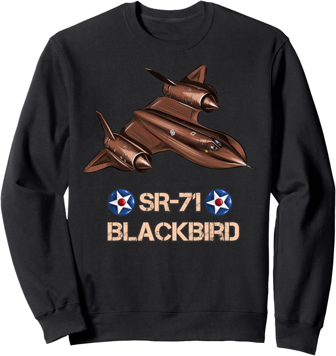 Amerikanisches Aufklärungsflugzeug SR71 Blackbird Sweatshirt