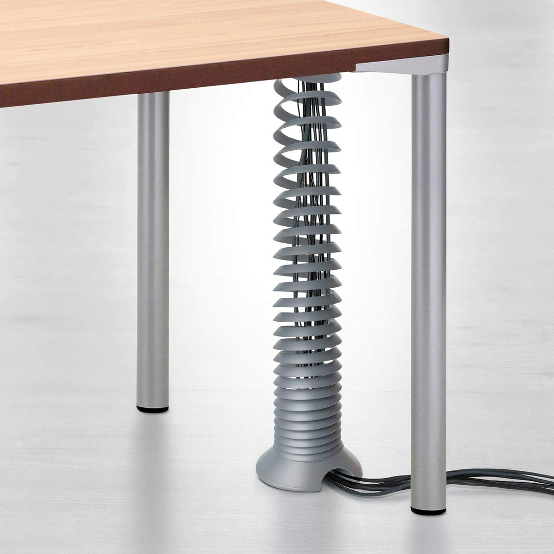Eisnhauer® Kabelspirale Alusilber, vertikale Kabelführung für unterschiedliche Höhen oder höhenverst