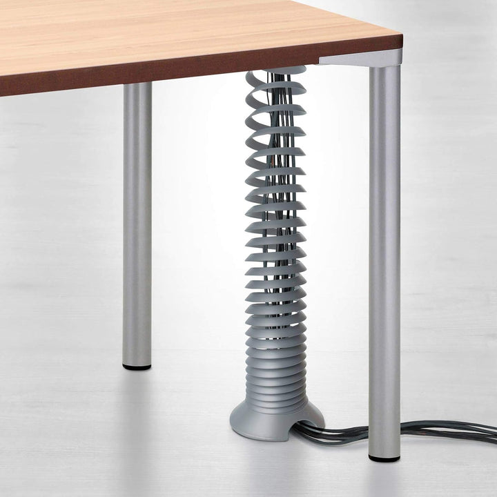 Eisnhauer® Kabelspirale Alusilber, vertikale Kabelführung für unterschiedliche Höhen oder höhenverst
