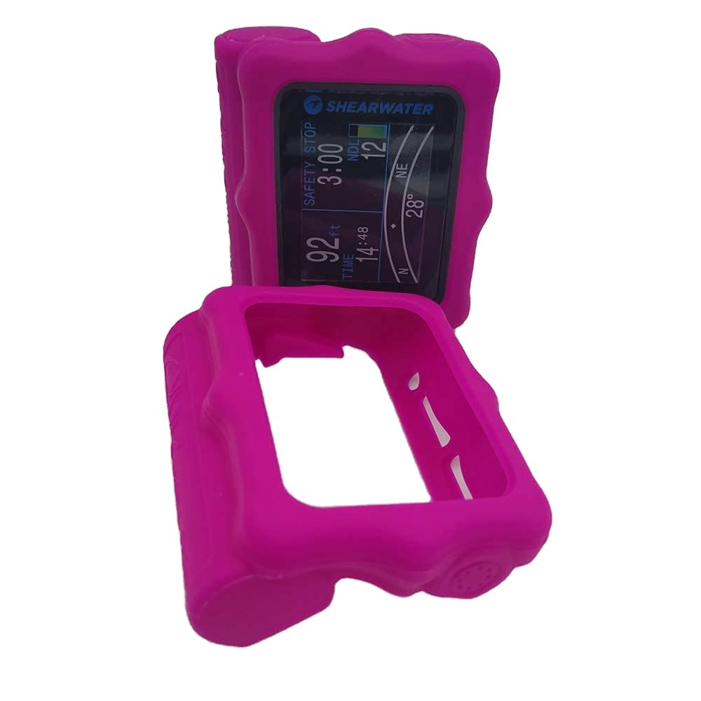 SHAMROCK HEALTH Schutzhülle für Shearwater Perdix Tauchcomputer (Pink) rose, rose