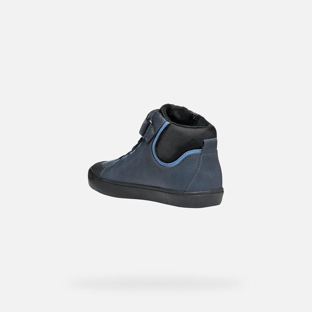 Geox Jungen J Gisli Boy C Sneaker 38 EU Blau, 38 EU Blau