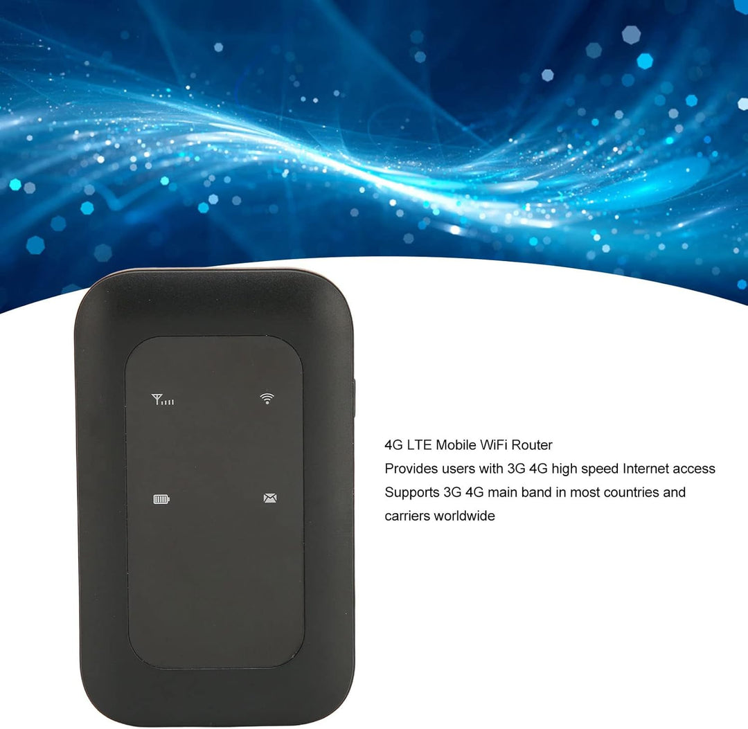 H806 4G/LTE-WLAN-Hotspot für Reisen, tragbarer Mobil-Router mit entsperrtem SIM-Slot, unterstützt B1
