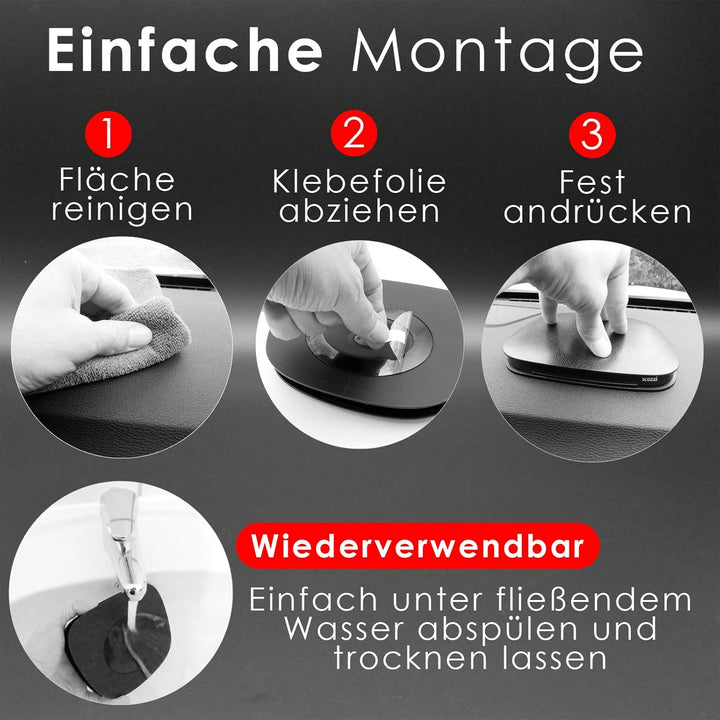 Handyhalterung Auto Armaturenbrett rutschfest Handy KFZ Halterung Halter universal zB kompatibel mit
