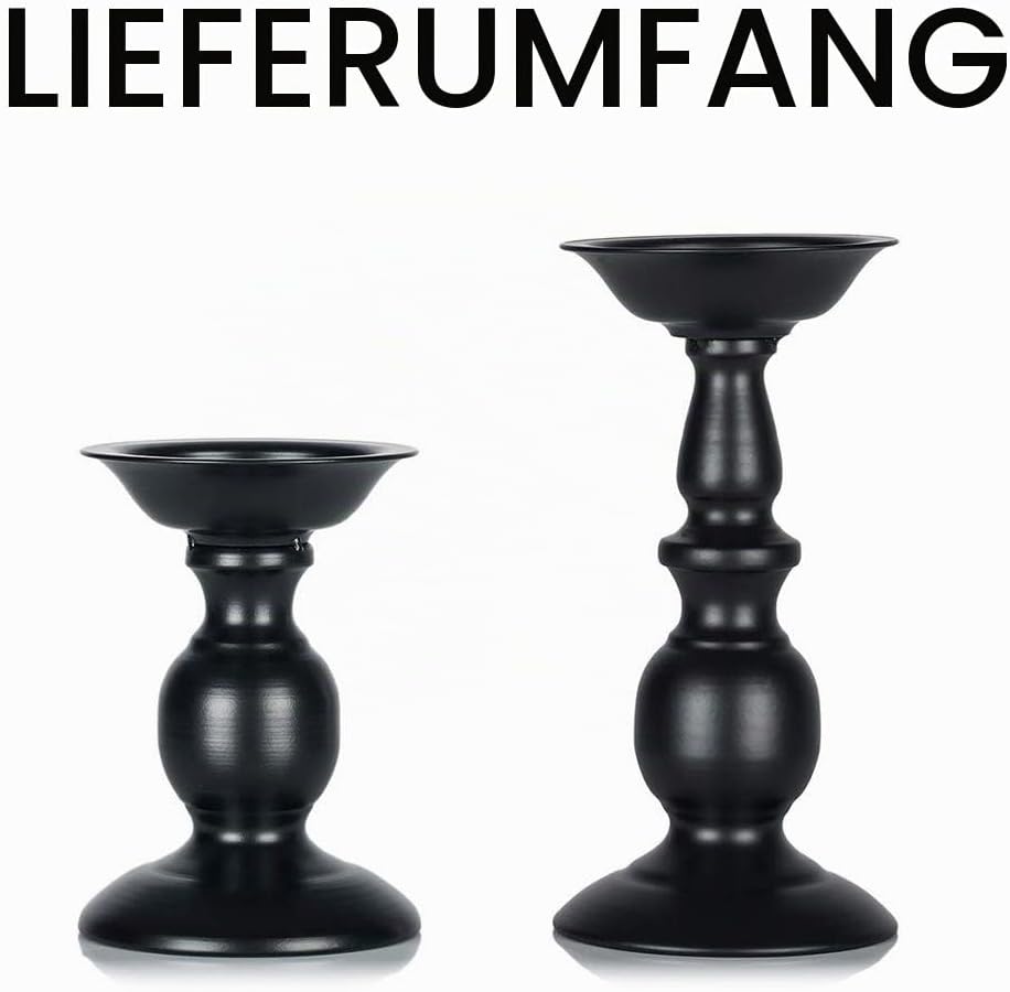 Sziqiqi Metall Retro Kerzenständer, Hoher Kerzenhalter Kerzensäule, Kerzenständer Abendessen bei Ker