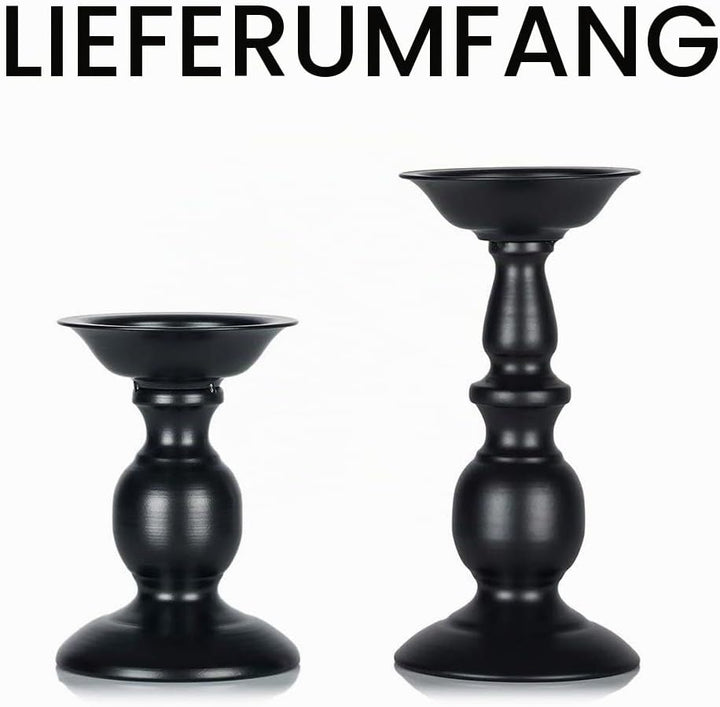 Sziqiqi Metall Retro Kerzenständer, Hoher Kerzenhalter Kerzensäule, Kerzenständer Abendessen bei Ker
