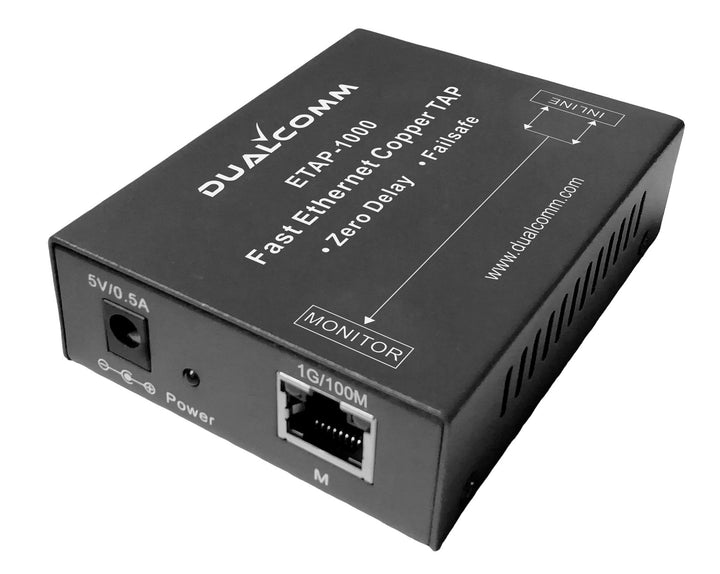 Dualcomm ETAP-1000 Zero-Delay Fast Ethernet Network TAP