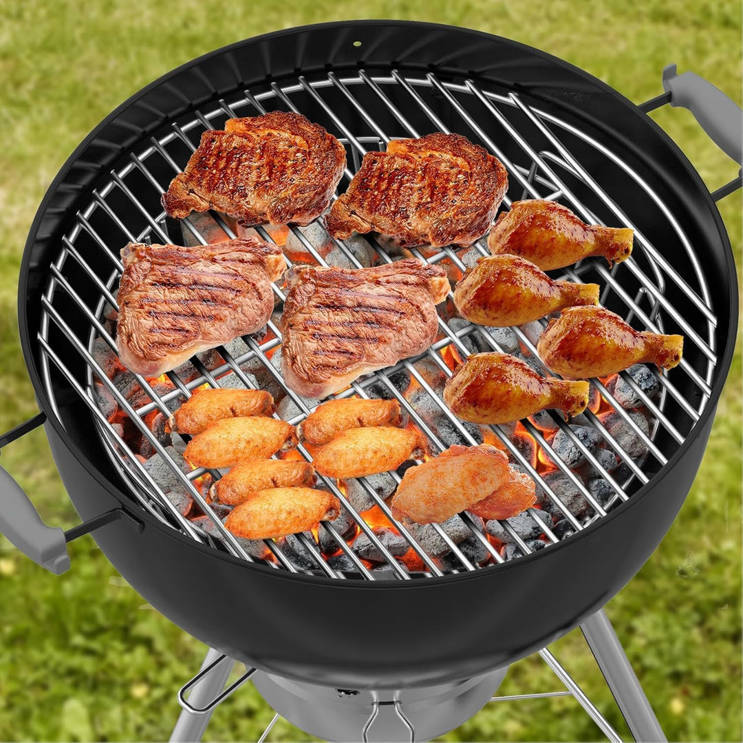onlyfire Holzkohlenaschenkorb aus Edelstahl für 57cm Holzkohlegrill,Kohlekorb für 57cm Weber Kugelgr