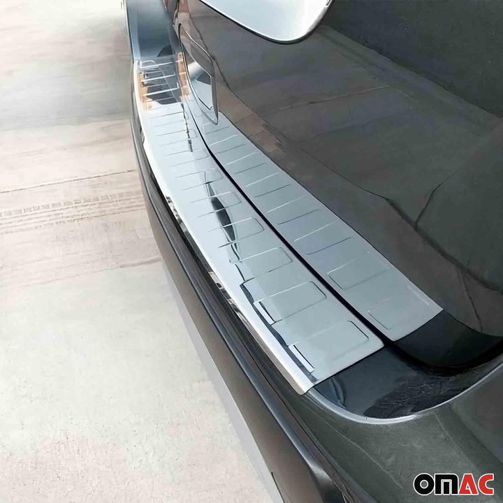 Ladekantenschutz Edelstahl kompatibel mit Opel Mokka A 2012-2019 Chrom Stossstange 1x