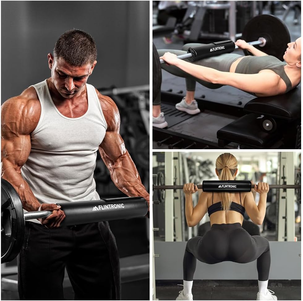 flintronic Langhantel Polster, Extra Dicke Nackenpolster Langhantel- Barbell Pad, Hip Thrust Pad mit