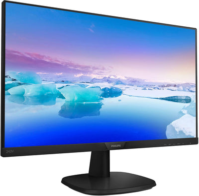 Philips 243V7QJABF - 24 Zoll FHD Monitor (1920x1080, 60 Hz, VGA, HDMI, DisplayPort) schwarz 23,8 Zol