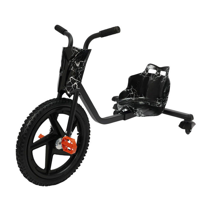 Drift Scooter, Kinder Drifts Scooter mit Pedale, 360° Driftt Cart, Verstellbarer Drifts Trike, Kinde
