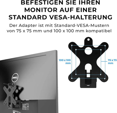 HumanCentric VESA Mount Adapter für Dell SE2416HX, SE2717HX, SE2717H, S2216M, S2216H, SE2716H, SE221