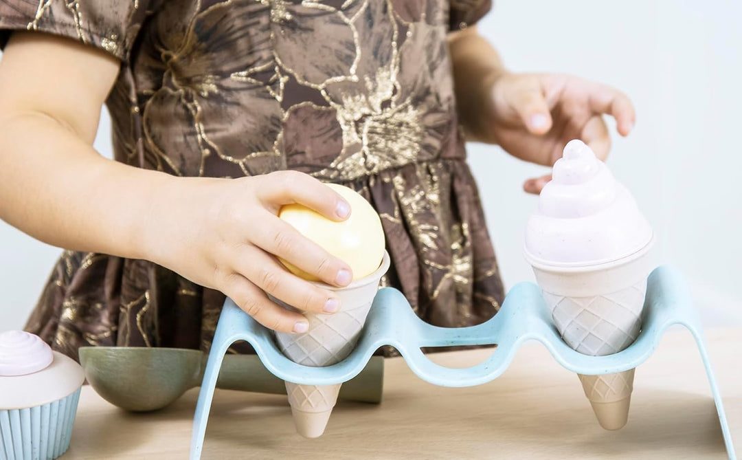 Dantoy - Bio EIS-Set aus Biokunststoff - ab 2 Jahren - Nachhaltiges - 11-teilig - Drinnen & Draussen