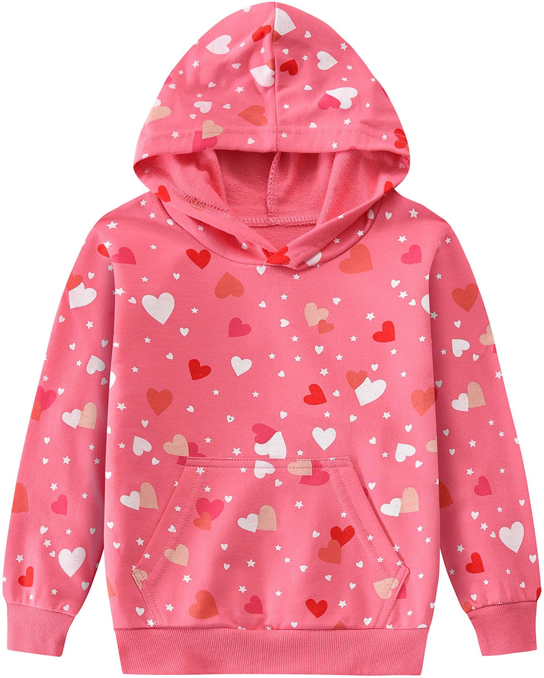 CM-Kid Kapuzenpullover Mädchen Langarm Hoodie Bunt Kinder Sweatshirts Baumwolle Warm Tops 1-7 Jahre