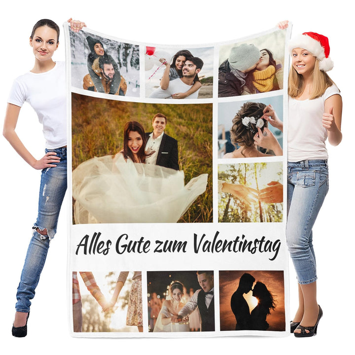 LNM Personalisierte Decke mit Foto, Personalisierte Decken, Personalisierte Kuscheldecke, Personalis