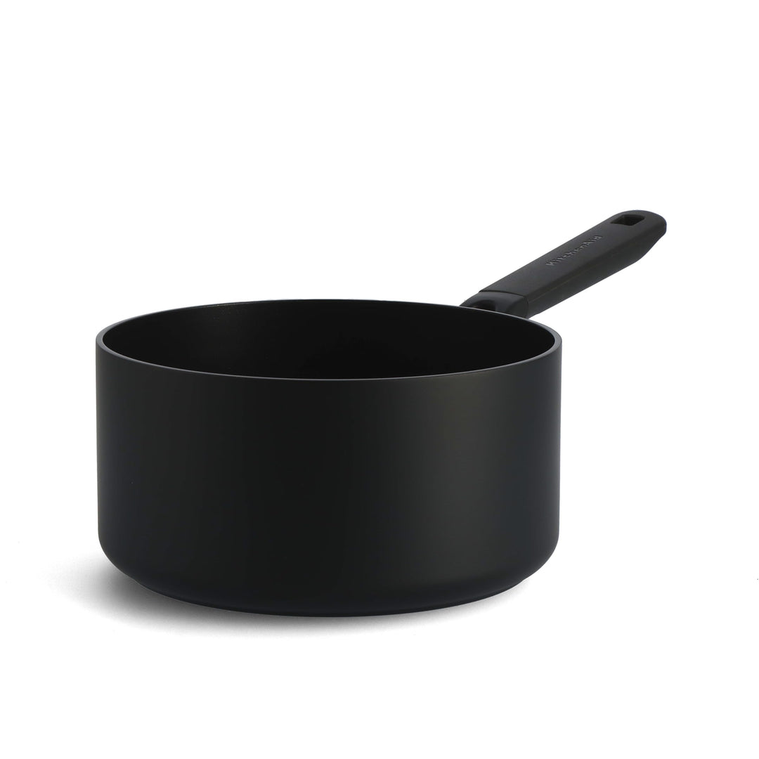 KitchenAid Classic Forged Stielkasserolle (20cm/3,1L), hart anodisiert, PFAS-freie gesunde keramisch