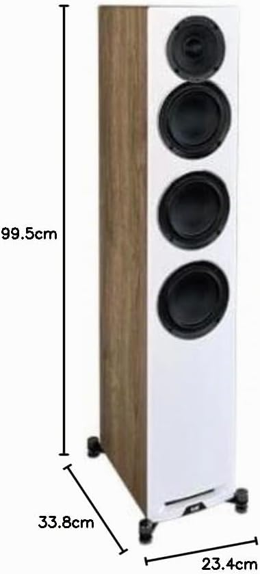 ELAC Uni-Fi Reference UFR52 Standlautsprecher – Exklusiver 3-Wege-Koax Lautsprecher mit legendärem K