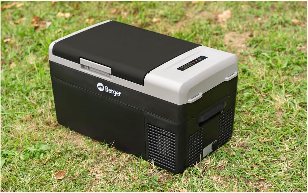 BERGER Tragbare Kompressor Kühlbox MC 20 Liter | Elektrische Kühlbox ideal für Camping mit Elektroni