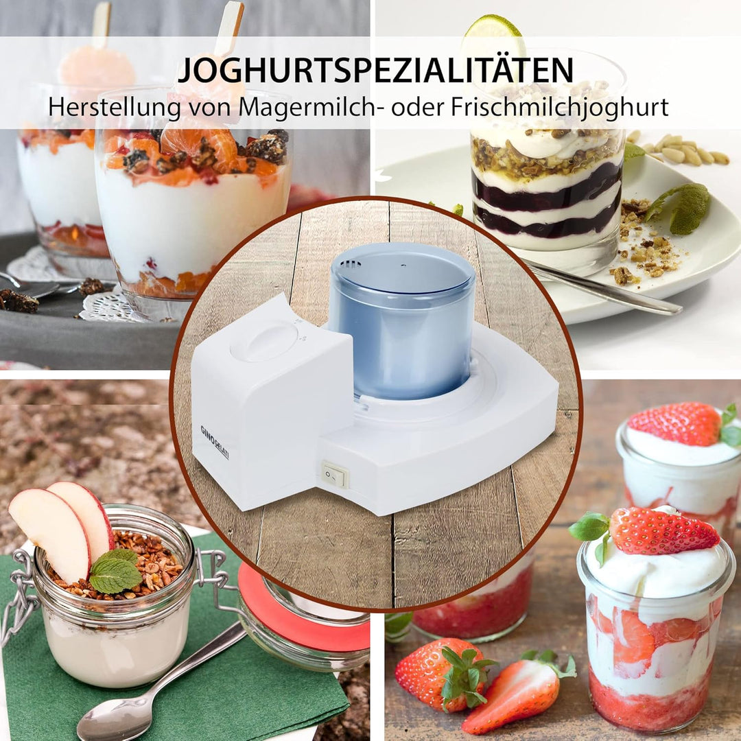 4in1 Eismaschine, Frozen Jogurt-Milchshake Maschine Flaschenkühler Gino Gelati IC-70W