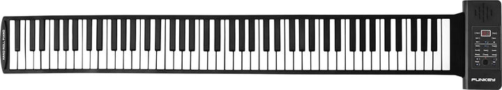 Funkey RP-88A Rollpiano (88 Tasten, Aufnahmefunktion, MIDI, 128 Sounds, 128 Rhythmen, 14 Demo Songs,