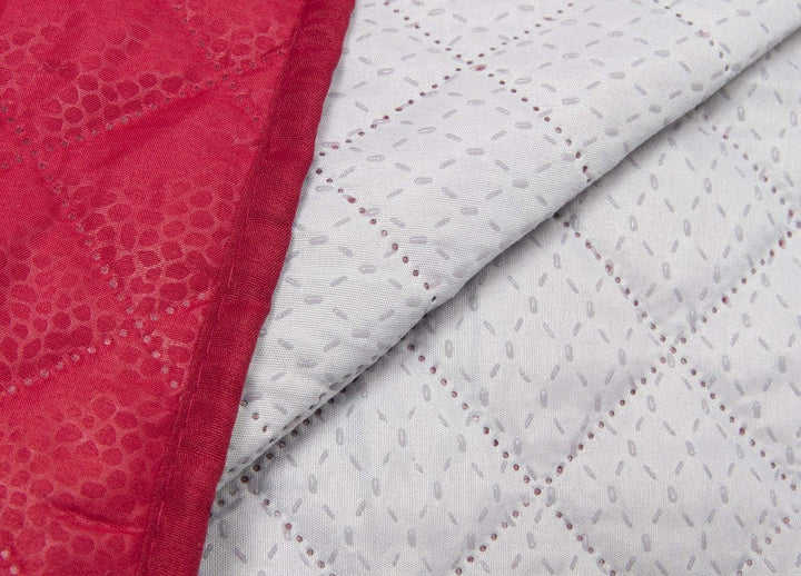 BIANCHERIAWEB Antirutsch-Sofabezug, wasserdicht, gesteppt, Python, Imperial, 3-Sitzer, Bordeaux Bord