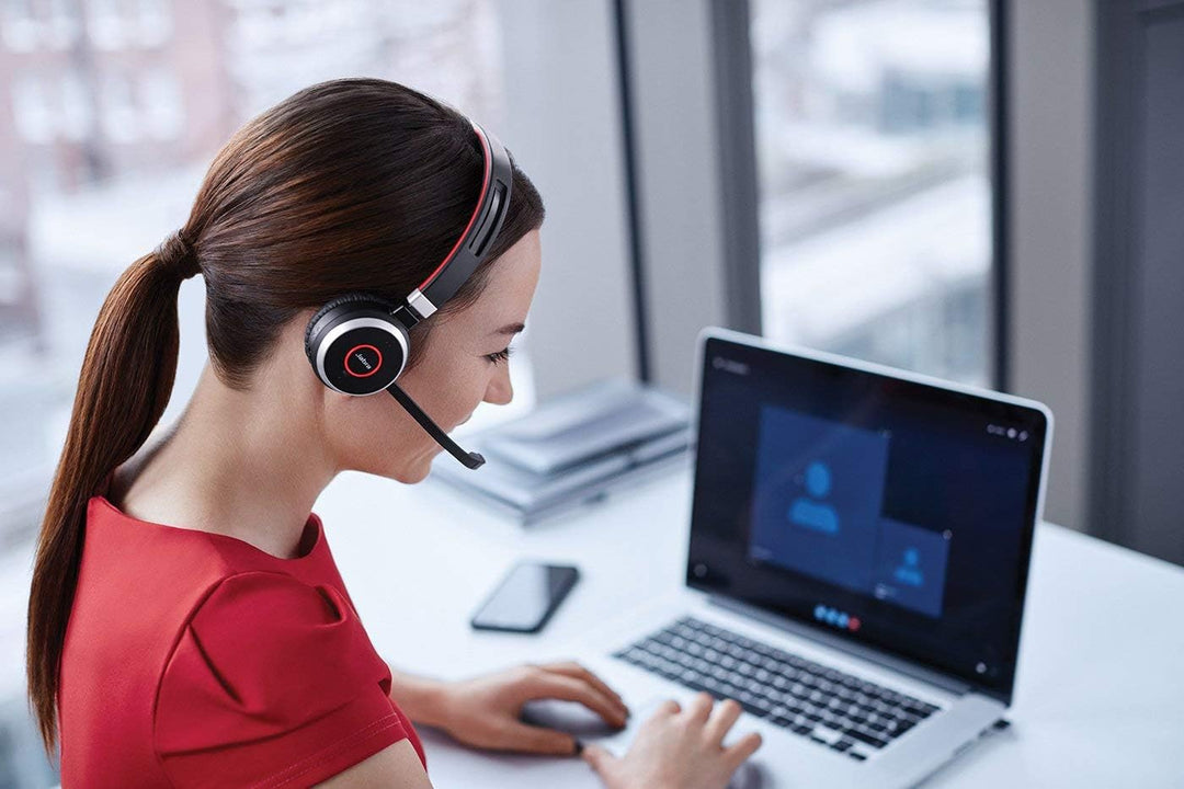 Jabra Evolve 65 Stereo USB MS Headset Stereo-Lautsprecher Stereo Speaker MS Optimiert, Stereo-Lautsp