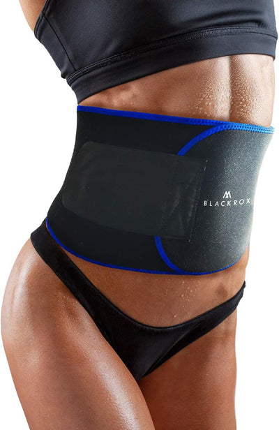 BLACKROX Trimm Your Waist Fitnessgürtel Vergleichssieger Damen & Herren,Schwitzgürtel zur Fettverbre