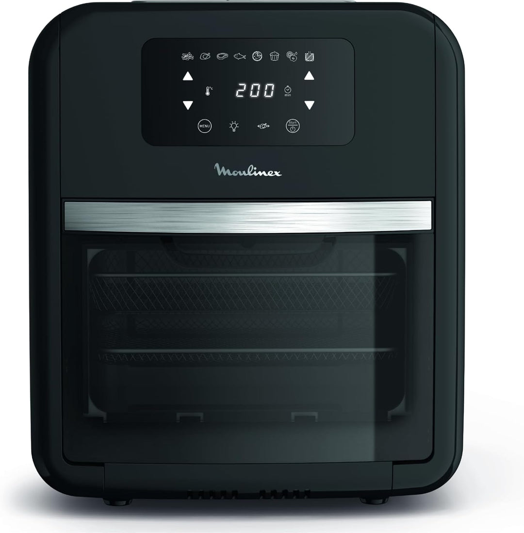 Moulinex Easy Fry Oven & Grill AL5018 Luftfritteuse, ohne Öl, 9-in-1, zum Frittieren, Backen, Grille