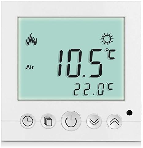 SM-PC®, Digital Thermostat Raumthermostat Fussbodenheizung Wandheizung LED weiss #a31
