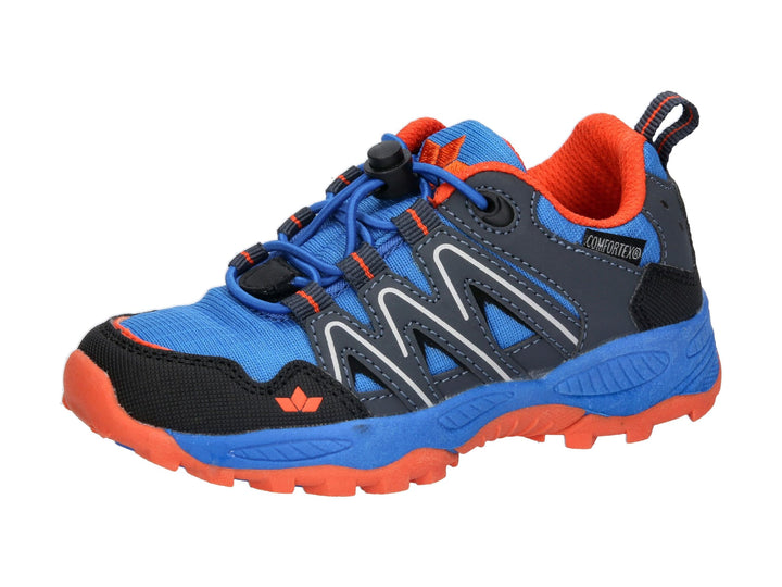 Lico Unisex Kinder Leander Trekkingsschuhe 26 EU Blau Marine Orange, 26 EU Blau Marine Orange
