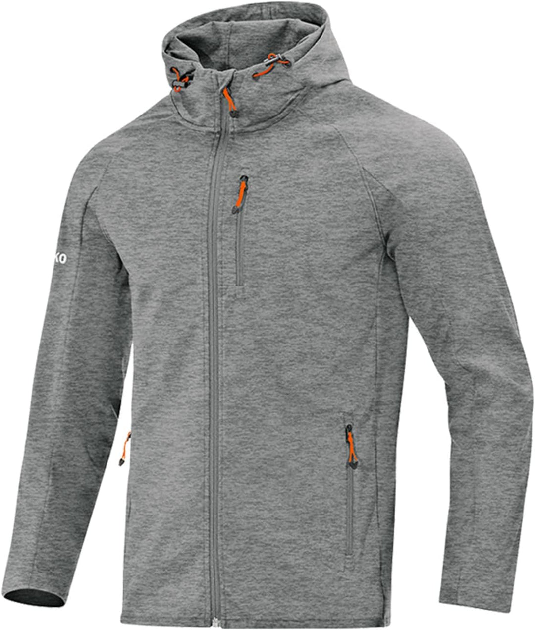 JAKO Damen Softshell-jacken Softshelljacke Light, grau meliert, 44, 7605 34 Grau-Meliert, 34 Grau-Me