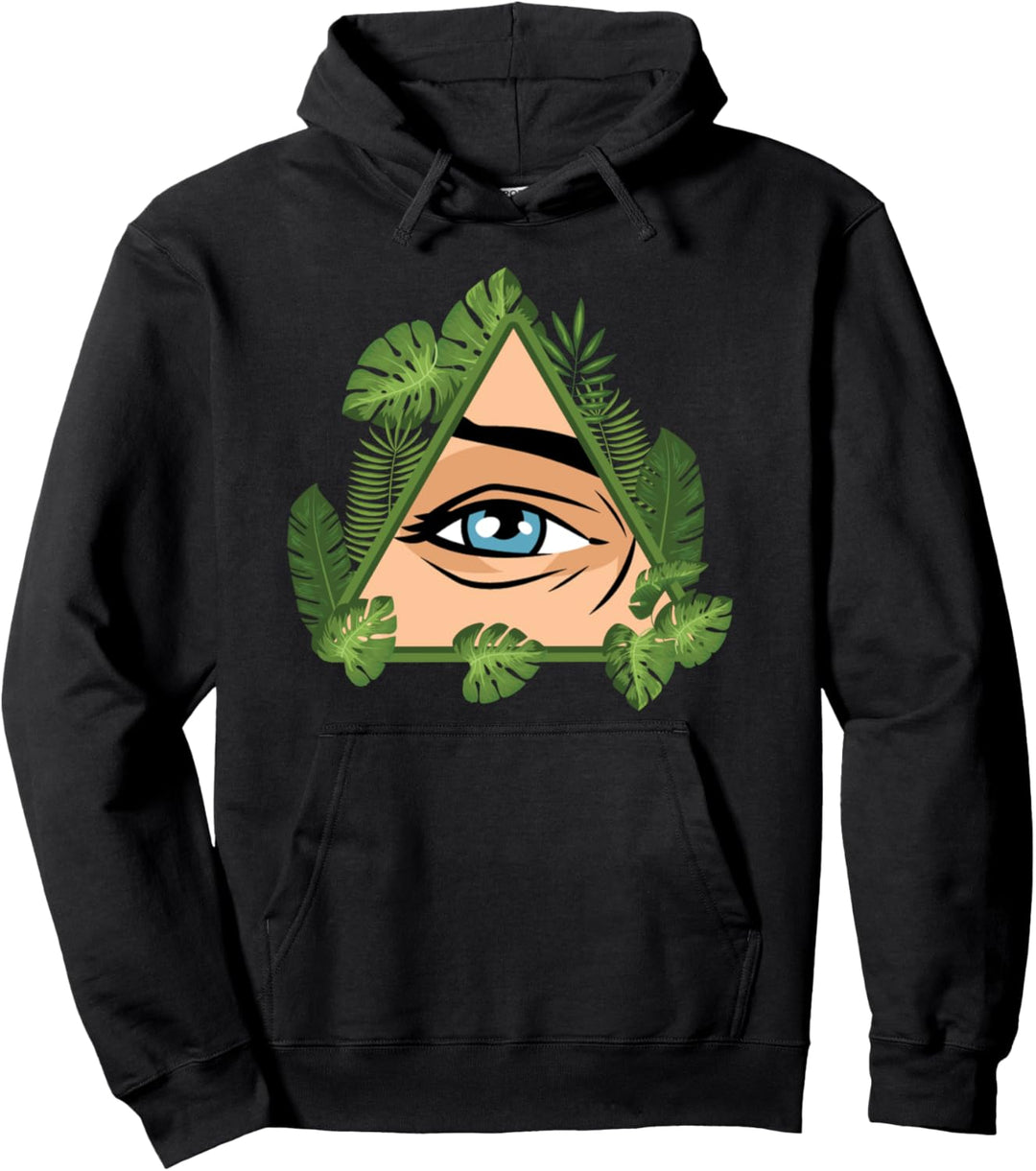 Pyramid Eye Of God All Seeing Eye Illuminati Geschenk Pullover Hoodie