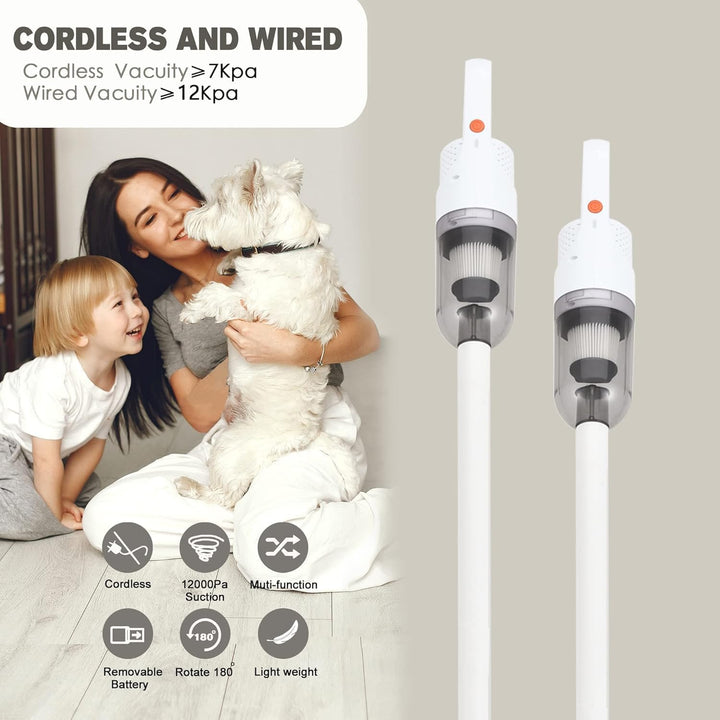 Akku Staubsauger, Kabellos Vacuum Cleaner Akkustaubsauger Akkusauger, Cordless Leise tielstaubsauger