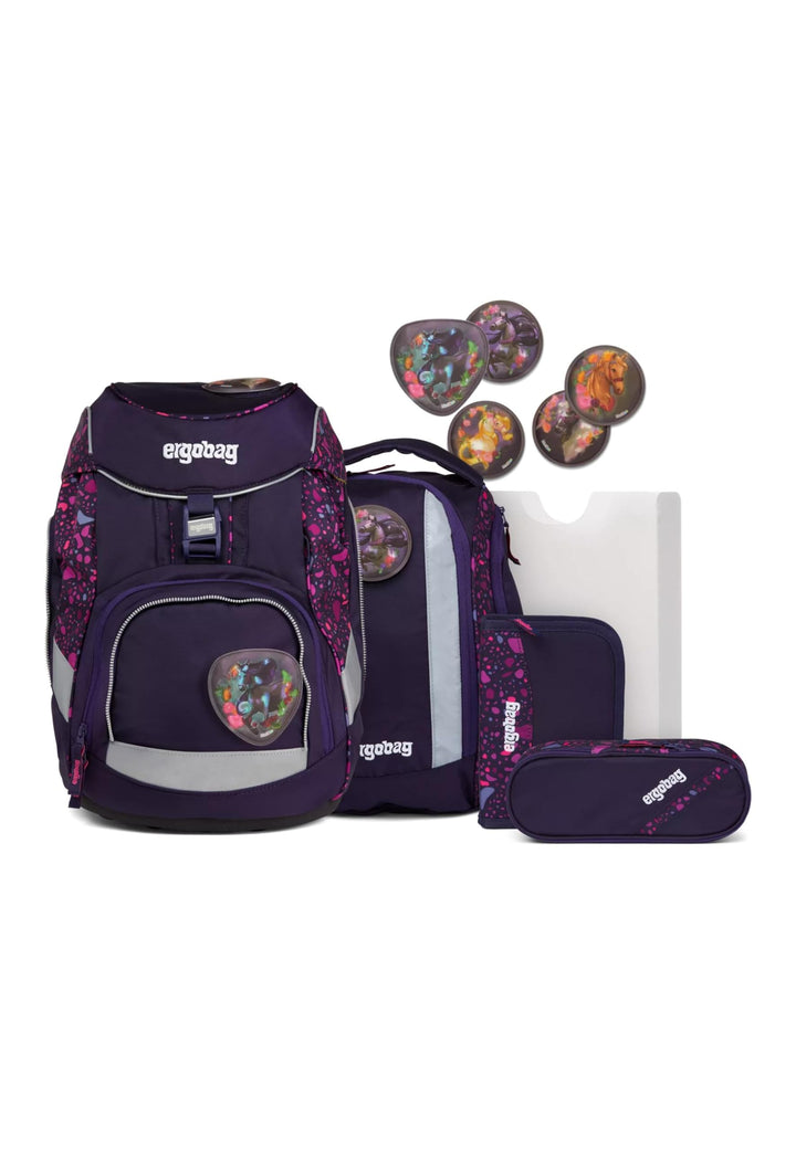 ergobag Unisex Kinder Prime School Backpack Set Rucksack Einheitsgrösse Pferdeflüstbärer -