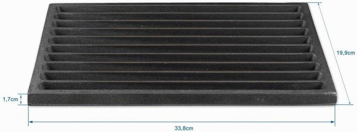 Grillrostprofi Ascherost - Feuerrost - Kohlerost - Kaminrost in Premium-Qualität, Gusseisen, 20 x 34