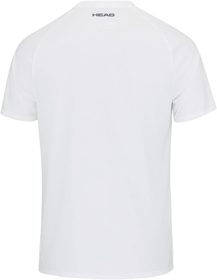 HEAD Herren Topspin T-Shirt Herren T-Shirt (1er Pack) S Weiss, S Weiss