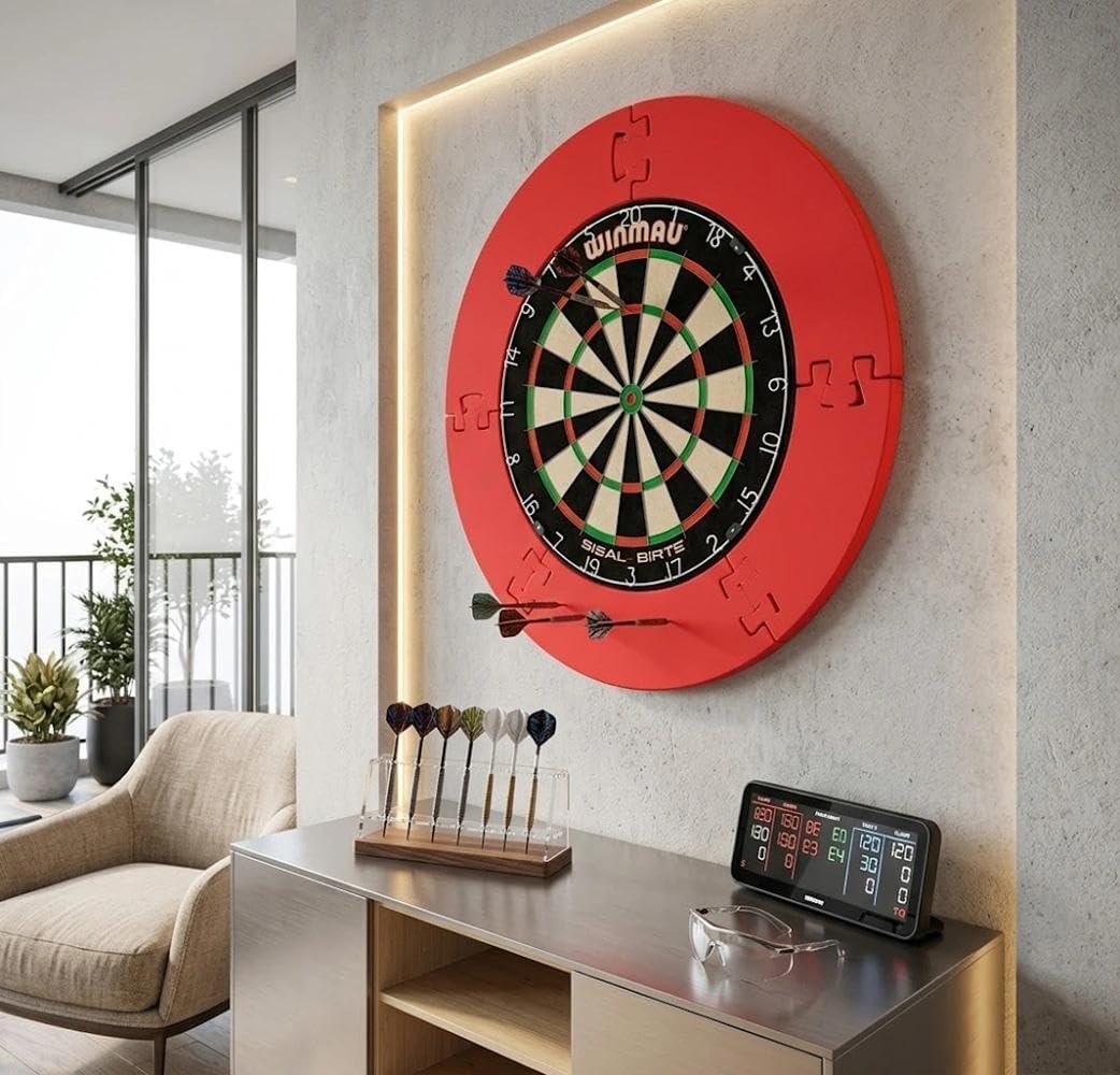 Dart Catchring Surround,Dartscheiben-Einfassung,Surround Auffangring Dart Backboard, für die Wandsch